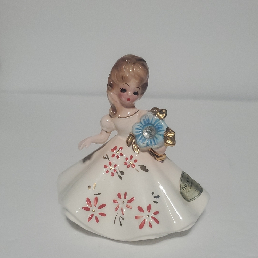 Vtg Josef Originals December Figurine
